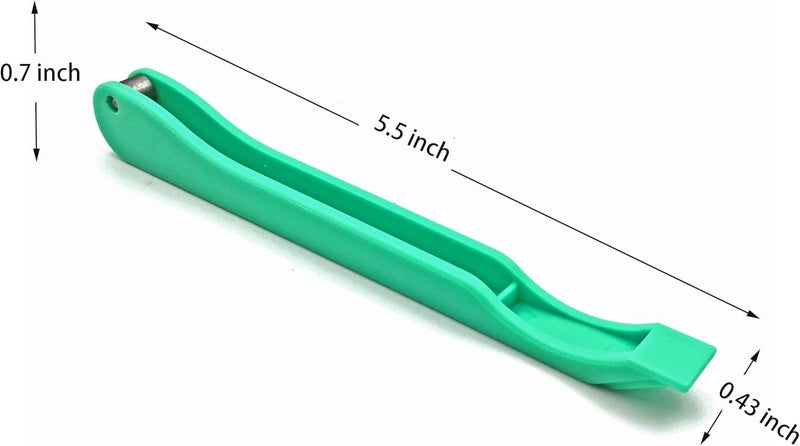 ARTKINGTO Copper Foil Hand Foiler for Stained Glass, Stained Glass Hand Foiler Tool (Green 7/32") - Image 5